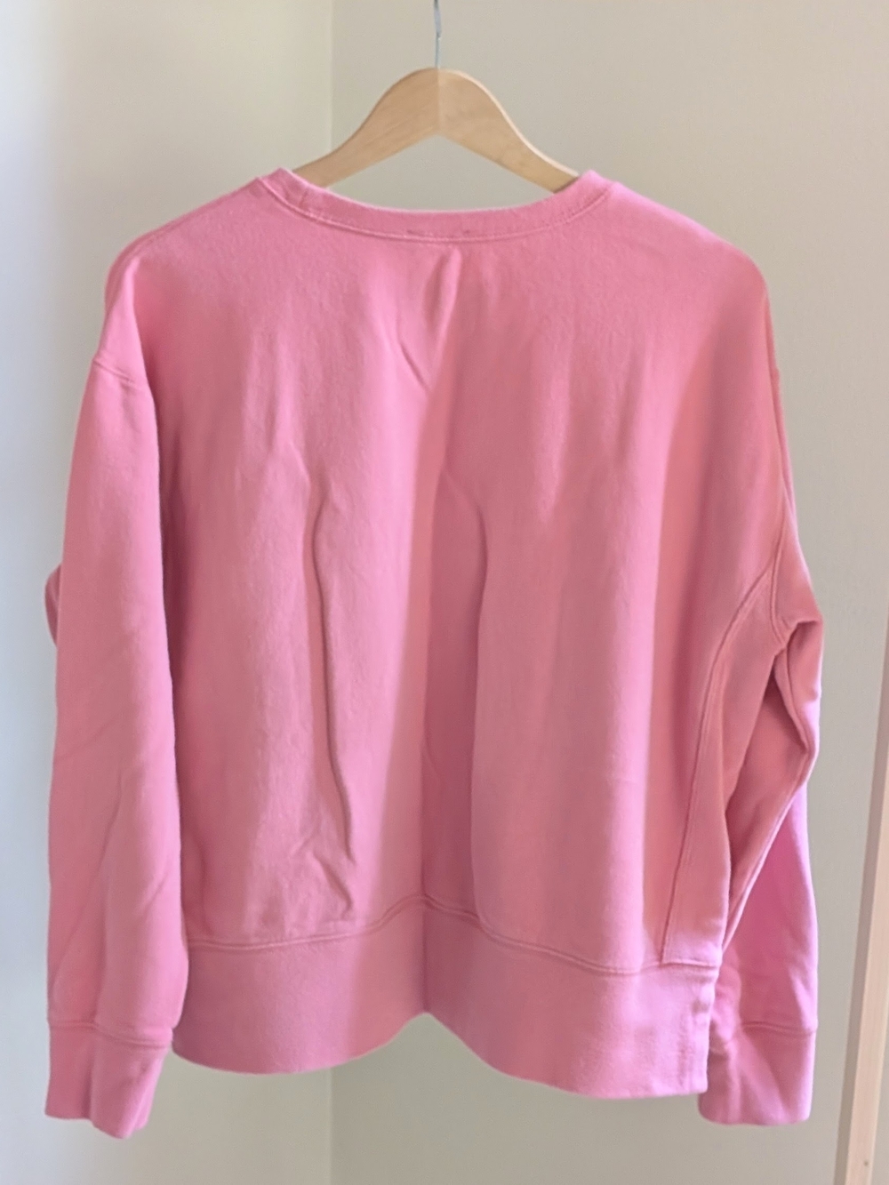 Vintage Polo by Ralph Lauren Embroidered Logo Crewneck Sweatshirt In Pink - Picture 4 of 5